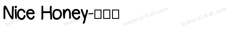 Nice Honey字体转换